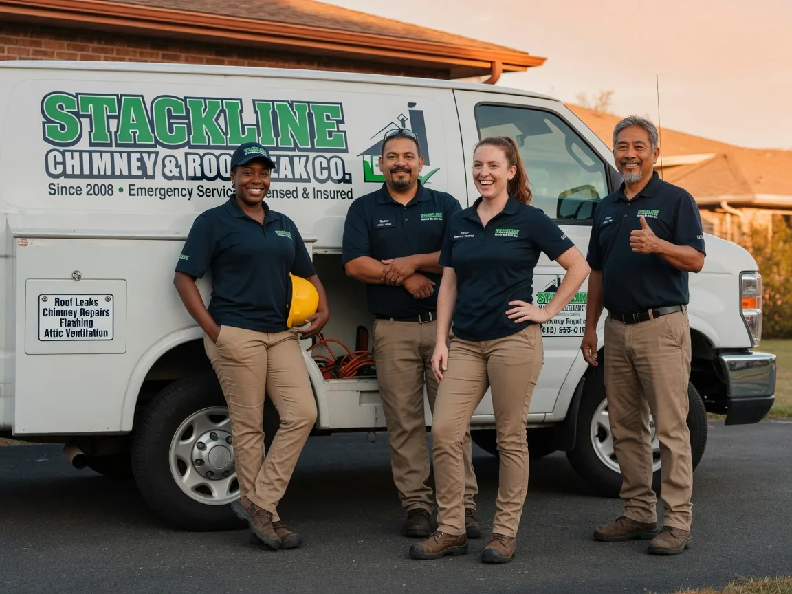 Chimney flashing repair company in Grantsboro, NC